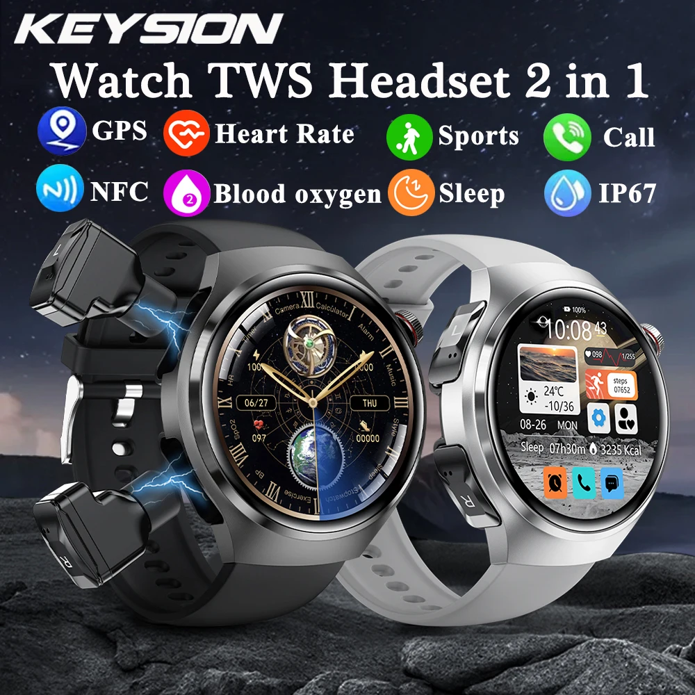 2025 Smart Watch 2 in 1 With Earphone Smartwatch Bluetooth Call Men Watch NFC GPS Track Heart Rate Monitor Play Music SmartWatch
2025 Smart Watch 2 in 1 With Earphone Smartwatch Bluetooth Call Men Watch NFC GPS Track Heart Rate Monitor Play Music SmartWatch