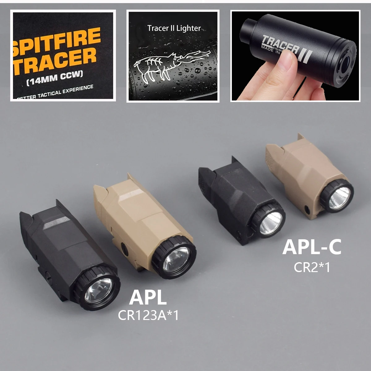 Tactical WML APL LED Strobe Tracer II INFORCE Nylon Light Fit 20mm Rail Light Unit Spit 14mm CCW/10mm For G17 G19 Flashlight
Tactical WML APL LED Strobe Tracer II INFORCE Nylon Light Fit 20mm Rail Light Unit Spit 14mm CCW/10mm For G17 G19 Flashlight