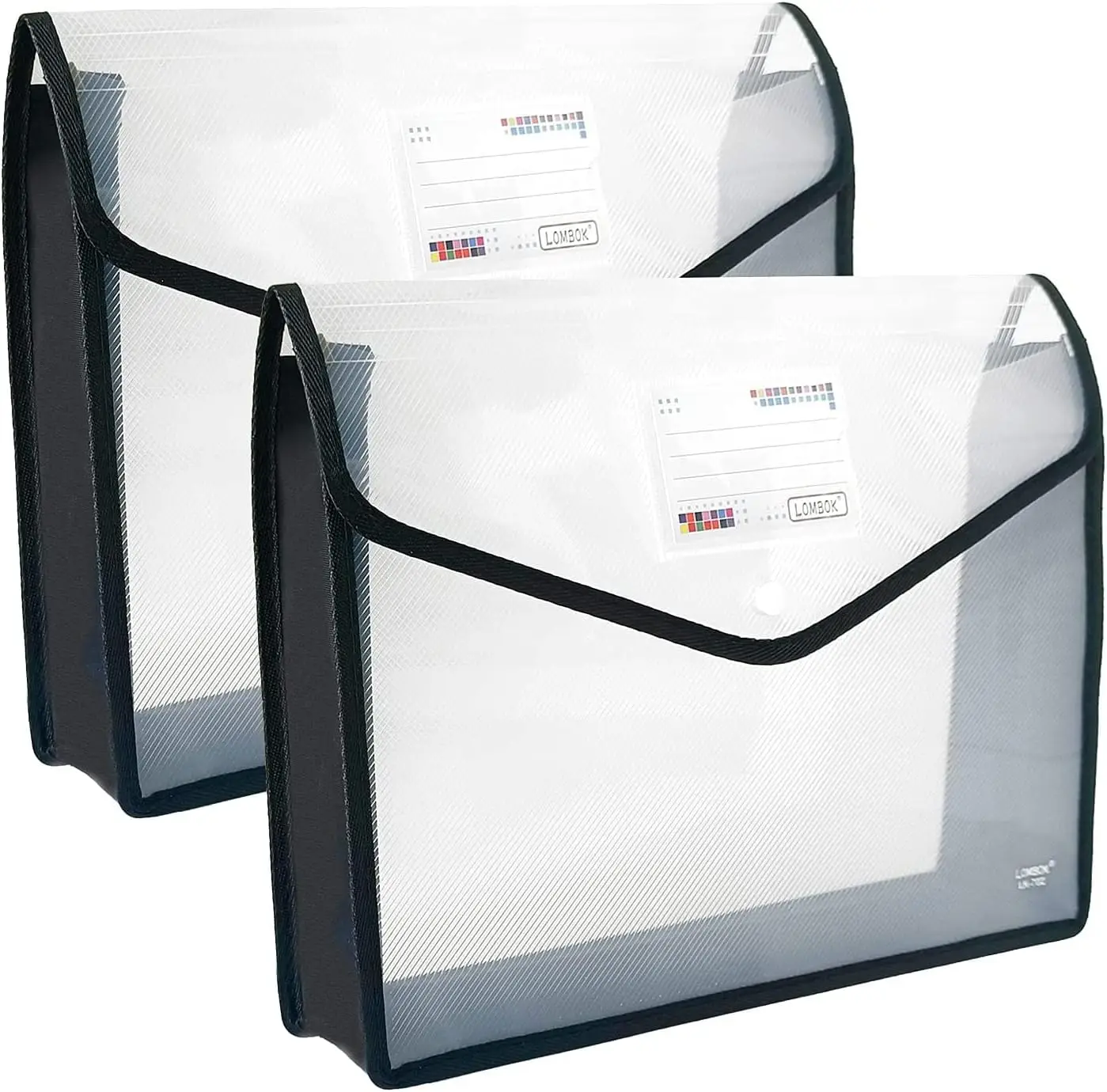 Expandable Legal Size File Folder, 2-Pack, Black, Waterproof & Tear Resistant, Large Capacity up to 600 Sheets, with Snap Closure & Label Pocket
Expandable Legal Size File Folder, 2-Pack, Black, Waterproof & Tear Resistant, Large Capacity up to 600 Sheets, with Snap Closure & Label Pocket