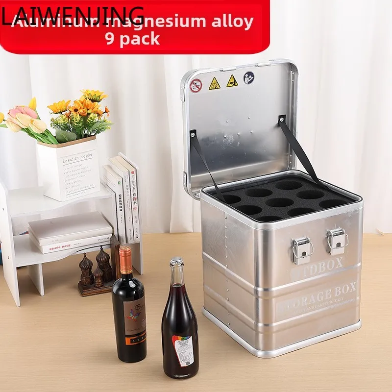 HLZ car backup storage box Car outdoor aluminum alloy wine glass storage protection box 9 pcs
HLZ car backup storage box Car outdoor aluminum alloy wine glass storage protection box 9 pcs