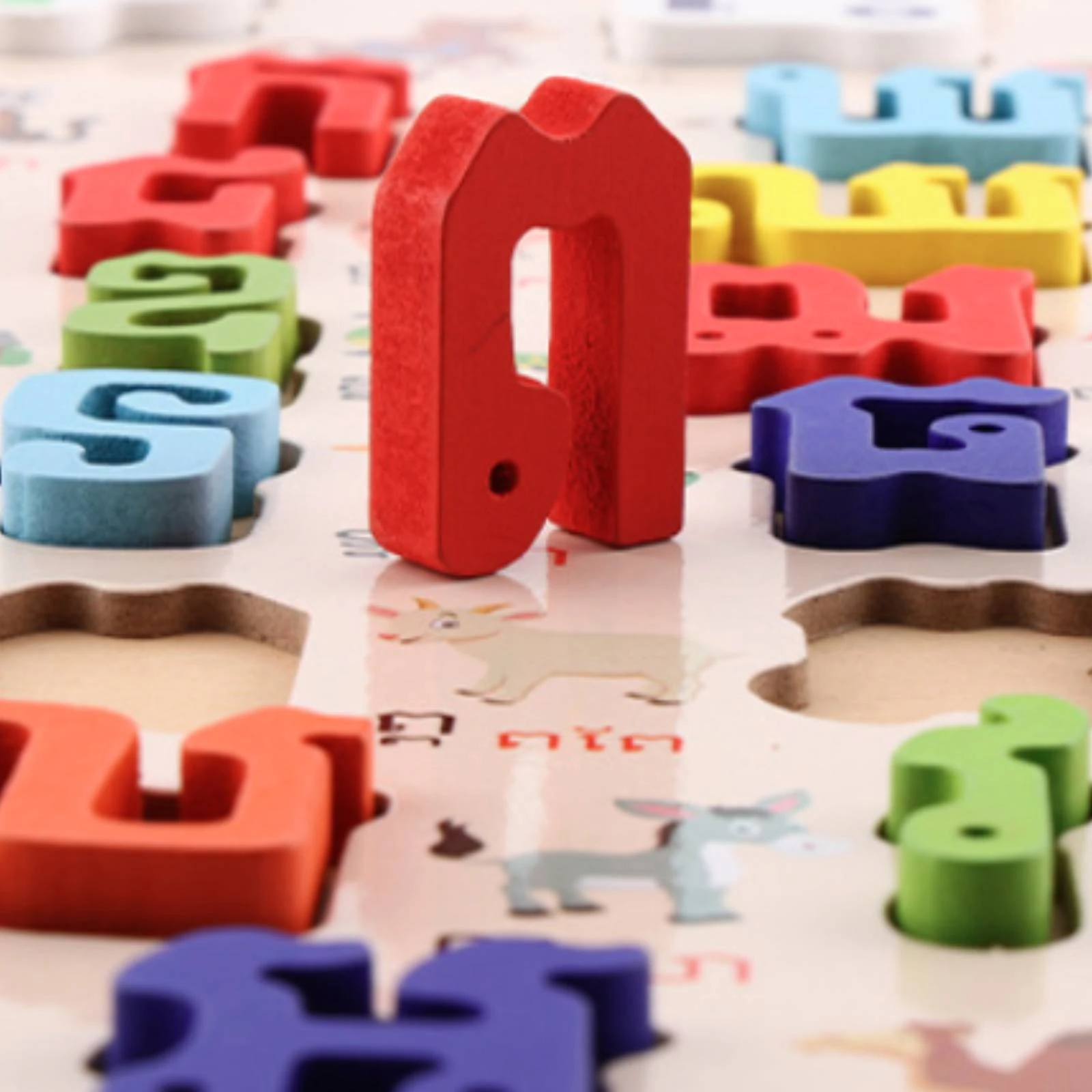 Wooden Puzzle Board Interactive Wooden Puzzle Learning Board Educational Toy Easy-to-Grip for Toddlers, Classroom
Wooden Puzzle Board Interactive Wooden Puzzle Learning Board Educational Toy Easy-to-Grip for Toddlers, Classroom