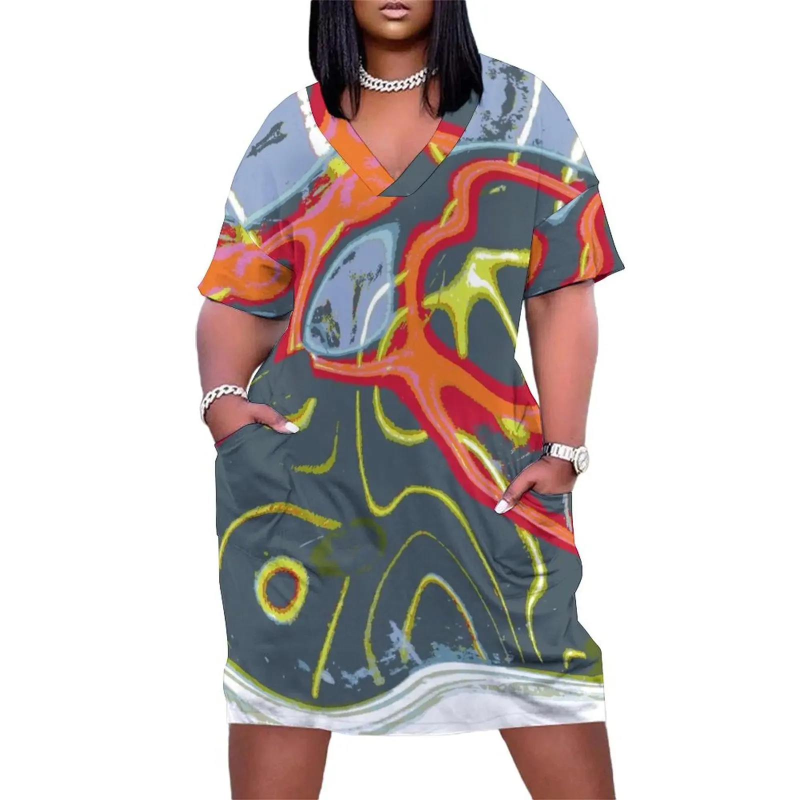 Groovy Day Two Loose Pocket Dress summer dress Women's dresses luxury evening dresses for women 2025
Groovy Day Two Loose Pocket Dress summer dress Women's dresses luxury evening dresses for women 2025