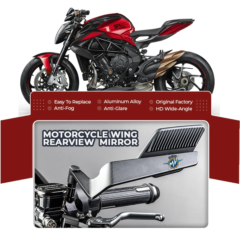 A Pair Foldable Motorcycle Mirror Aluminum Alloy Wind Wing For MV Agusta F3 675 Brutale 800 1000 Turismo Veloce RC
A Pair Foldable Motorcycle Mirror Aluminum Alloy Wind Wing For MV Agusta F3 675 Brutale 800 1000 Turismo Veloce RC