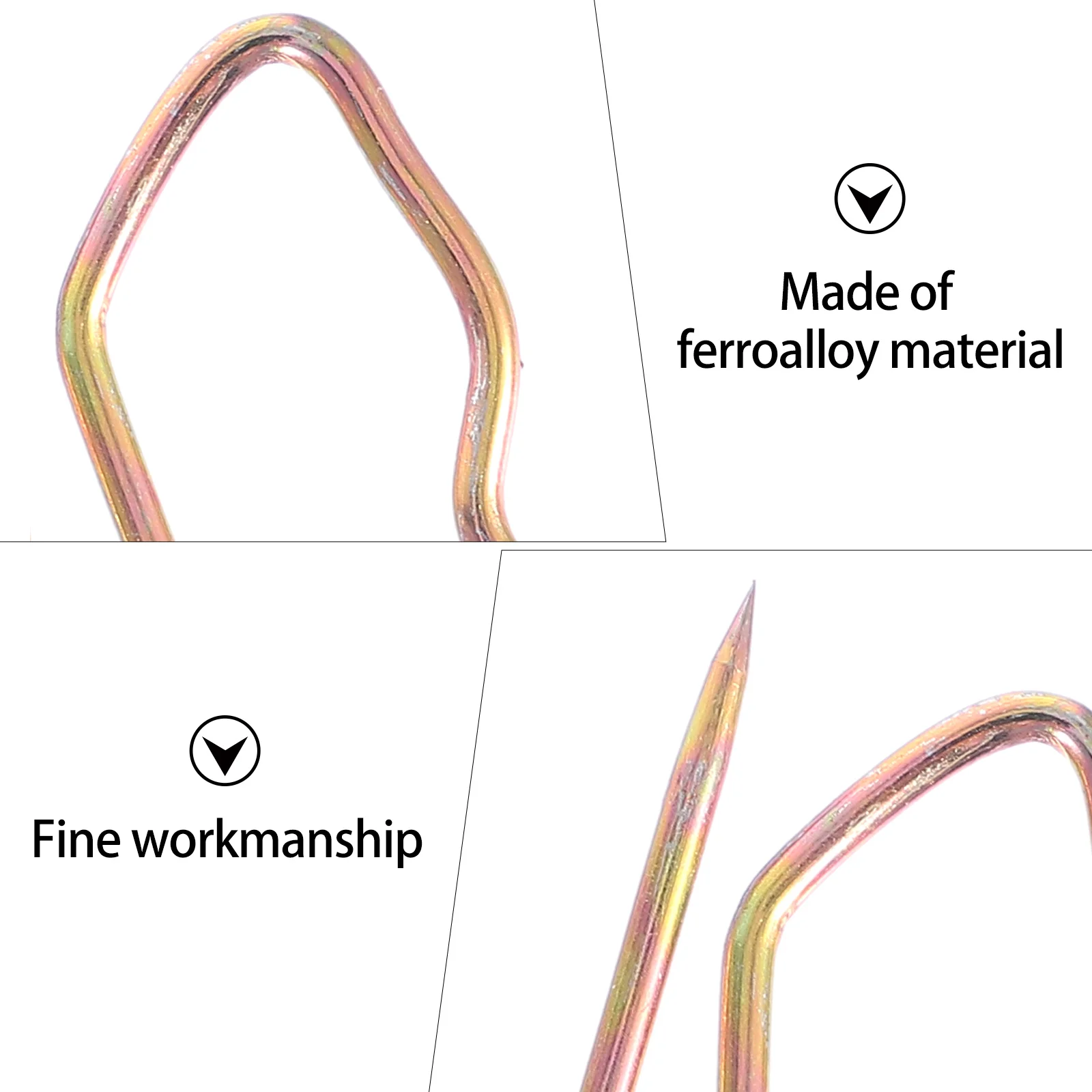 450Pcs Metal Curtain Hooks Rustproof Heavy Duty Smooth Surface for Long Term Usage in Home Metal Curtain Hooks
450Pcs Metal Curtain Hooks Rustproof Heavy Duty Smooth Surface for Long Term Usage in Home Metal Curtain Hooks