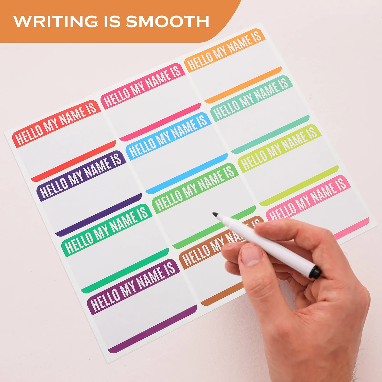 10 Sheets Versatile Sorting Tag Stickers Thick Smooth Vinyl Adhesive Name Labels for Classification Marking Writing Storage Easy
10 Sheets Versatile Sorting Tag Stickers Thick Smooth Vinyl Adhesive Name Labels for Classification Marking Writing Storage Easy
