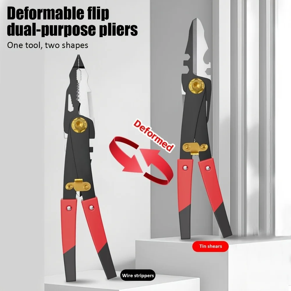 Wire Stripper Cutter Crimper Metal Shears Cutting Diy Hand Tool Stripping Set Multifunctional Electrician Pliers
Wire Stripper Cutter Crimper Metal Shears Cutting Diy Hand Tool Stripping Set Multifunctional Electrician Pliers