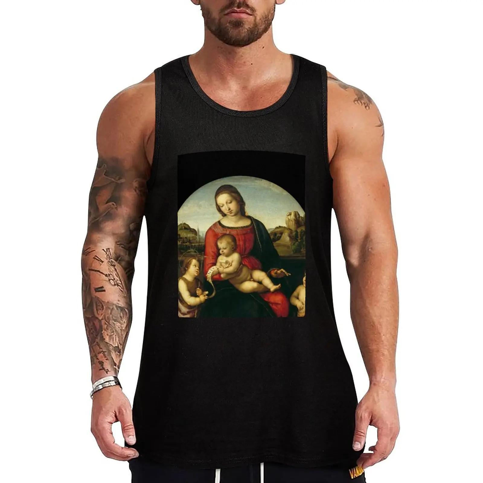 Italian painting Madonna child by Raphal Tank Top Anti Shrink Tank Top Durable Casual Sleeveless Shirt
Italian painting Madonna child by Raphal Tank Top Anti Shrink Tank Top Durable Casual Sleeveless Shirt