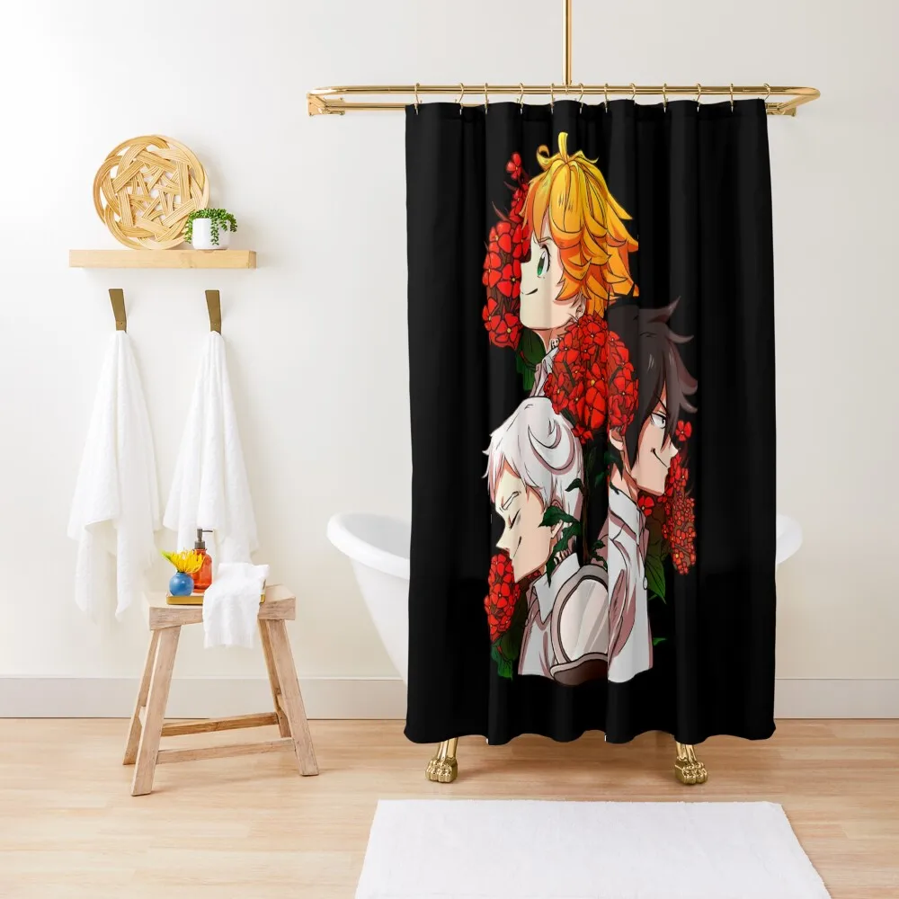 The Promised Neverland - Hope Shower Curtain Set For Bathroom Anime Shower Bathroom Accessories Shower Waterproof Curtain 
The Promised Neverland - Hope Shower Curtain Set For Bathroom Anime Shower Bathroom Accessories Shower Waterproof Curtain