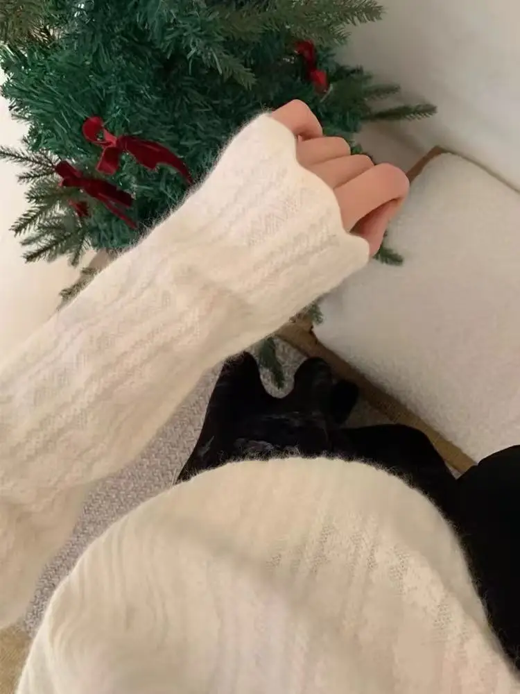 Корейский теплый вязаный свитер с высоким воротником, осень-зима, базовый слой, топ, облегающий длинный све
Корейский теплый вязаный свитер с высоким воротником, осень-зима, базовый слой, топ, облегающий длинный све