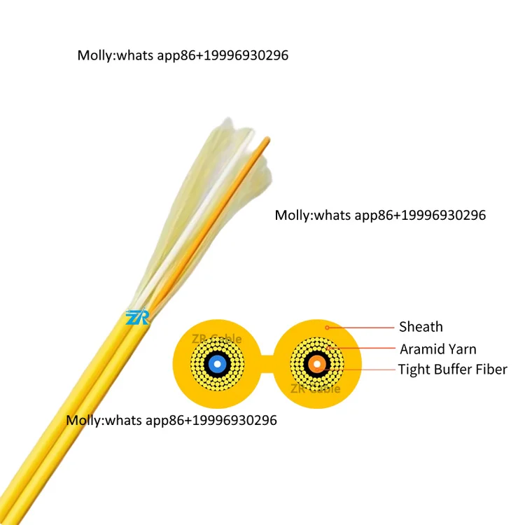 2 Core Sm MM Singlemode Multimode Distribution Fiber Cable 2core OS2 OM2 OM3 OM4 Indoor G657a2 Fiber Optical Cable
2 Core Sm MM Singlemode Multimode Distribution Fiber Cable 2core OS2 OM2 OM3 OM4 Indoor G657a2 Fiber Optical Cable