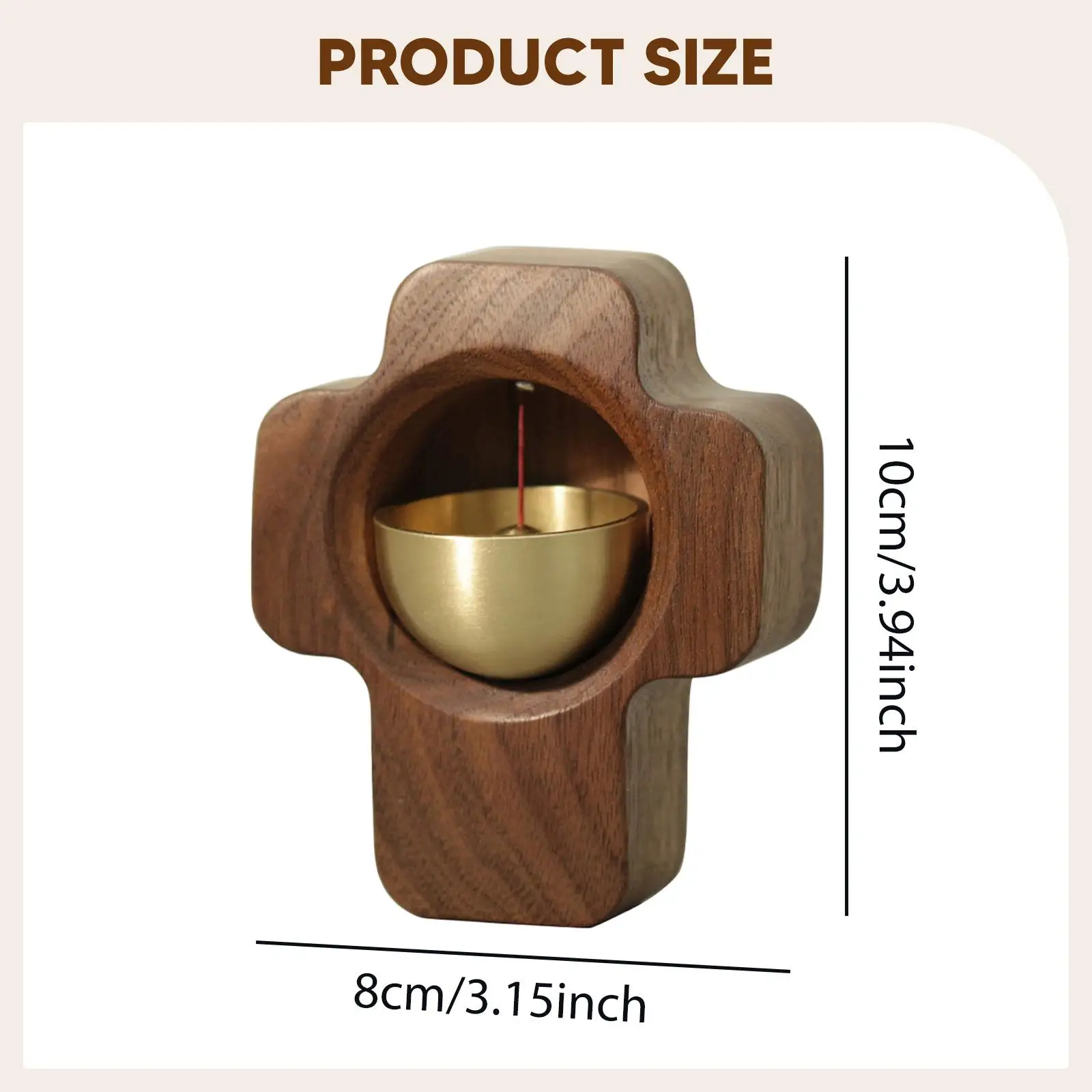 Wooden and Brass Door Chime Decorative Loud Sound Bell for Home Entrance Porch Shopkeepers Backyard Unique Business Gift
Wooden and Brass Door Chime Decorative Loud Sound Bell for Home Entrance Porch Shopkeepers Backyard Unique Business Gift