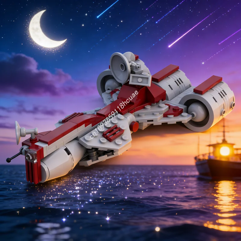 154pcs MOC Palm Scale Republic Frigate Star Battle Model Building Blocks Architecture Toys Education Festival Gift Brick
154pcs MOC Palm Scale Republic Frigate Star Battle Model Building Blocks Architecture Toys Education Festival Gift Brick
