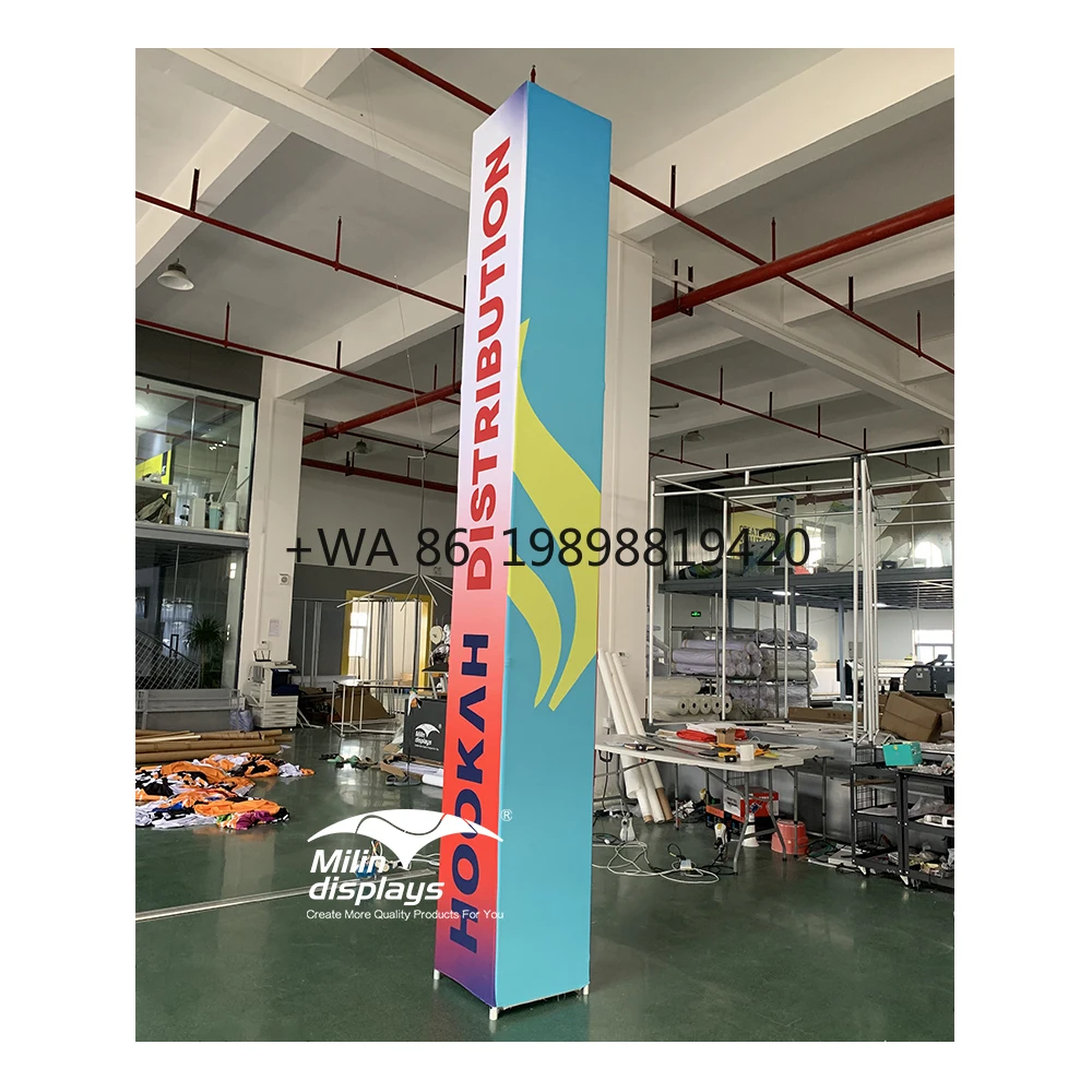 Custom Printing Expo Modular LED Backlit Tradeshow Pillar Cube 3D Tension Fabric Display Tower Stand
Custom Printing Expo Modular LED Backlit Tradeshow Pillar Cube 3D Tension Fabric Display Tower Stand