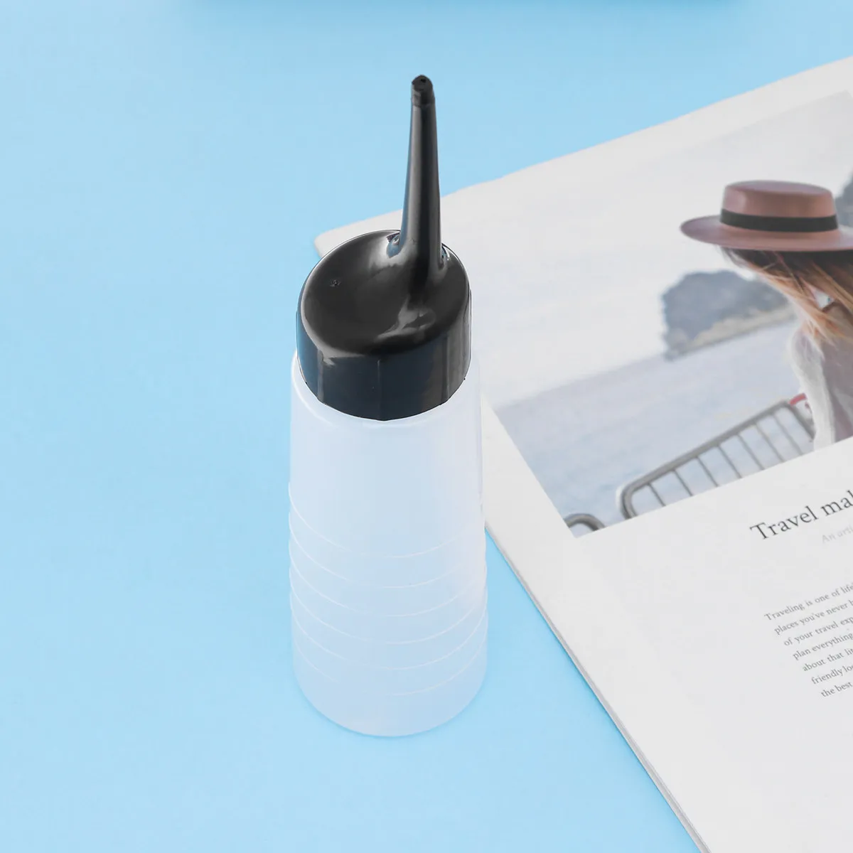 Hair Applicator Bottle Slant Tip Leakproof Design with Graduated Scale 15x5x4cm Black White Plastic for Precise Mixing Hair Care
Hair Applicator Bottle Slant Tip Leakproof Design with Graduated Scale 15x5x4cm Black White Plastic for Precise Mixing Hair Care