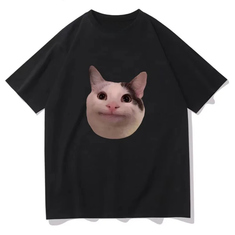 Cat-stalk style women short-sleeved T-shirt with interesting patterns comfortable and soft casual T-shirt fun daily wear T-shirt
Cat-stalk style women short-sleeved T-shirt with interesting patterns comfortable and soft casual T-shirt fun daily wear T-shirt