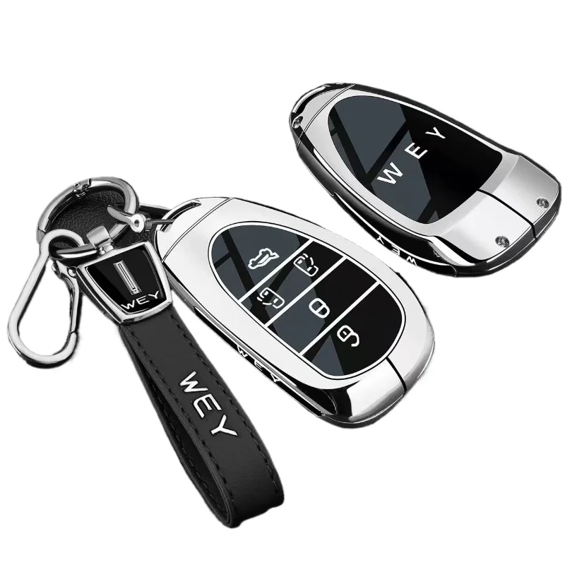 Zinc Alloy Key Fob Cover for 2025-2026 WEY Gaoshan 7/8/9/WEY80/WEYG9, Heavy Duty Metal Protective Case Shell with Keychain
Zinc Alloy Key Fob Cover for 2025-2026 WEY Gaoshan 7/8/9/WEY80/WEYG9, Heavy Duty Metal Protective Case Shell with Keychain