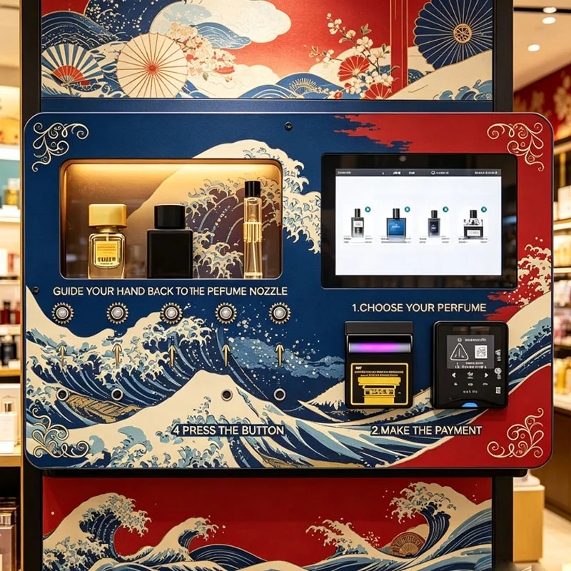 Commercial Fragrance Sampling Machine Wall Mounted Perfume Vending Solution for Beauty Shops Wholesale Customized
Commercial Fragrance Sampling Machine Wall Mounted Perfume Vending Solution for Beauty Shops Wholesale Customized