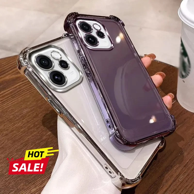 For OPPO Reno 15F 15 pro Case New four-corner airbag electroplated silicone TPU Cover For OPPO 15 Pro Max 5G Shockproof Funda
For OPPO Reno 15F 15 pro Case New four-corner airbag electroplated silicone TPU Cover For OPPO 15 Pro Max 5G Shockproof Funda