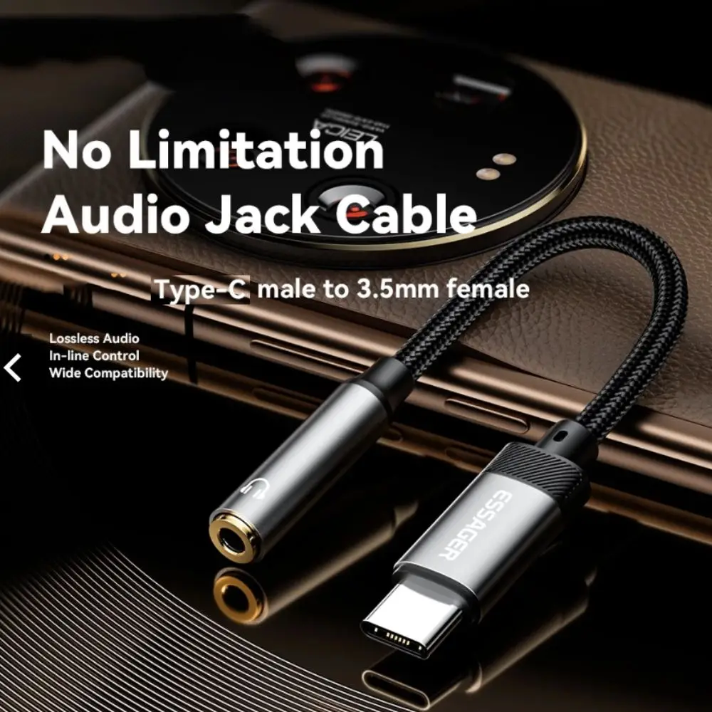 3.5 Jack Type-c To 3.5mm Audio Cable Audio Cable HiFi Sound Headphone Adapter Cable Converter Lossless
3.5 Jack Type-c To 3.5mm Audio Cable Audio Cable HiFi Sound Headphone Adapter Cable Converter Lossless