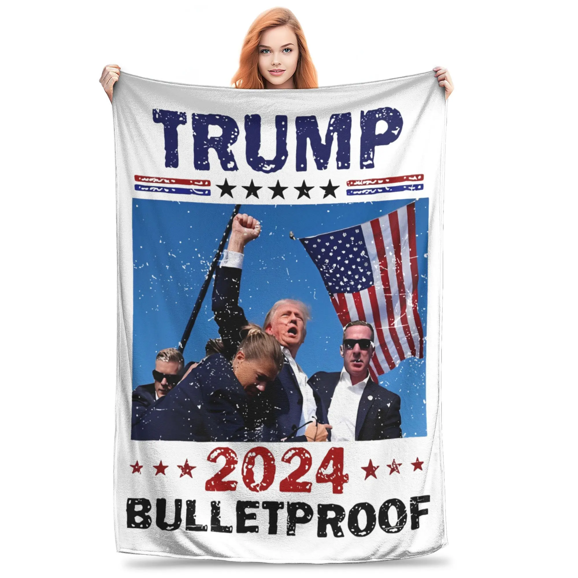 Пуленепробиваемое одеяло Maga Трампа 2024, уютное мягкое покрывало с изображением Трампа, покрывало для кровати 50x60 дюймов, покрывало разных размеров
Пуленепробиваемое одеяло Maga Трампа 2024, уютное мягкое покрывало с изображением Трампа, покрывало для кровати 50x60 дюймов, покрывало разных размеров