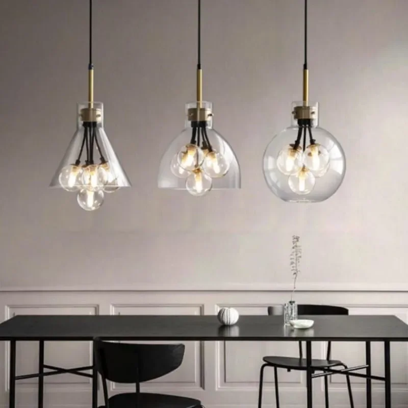 Modern globe lamp Clear Glass Ball Hanging Lamp Led Living Room Chandeliers Dining Table Ceiling designer lamp
Modern globe lamp Clear Glass Ball Hanging Lamp Led Living Room Chandeliers Dining Table Ceiling designer lamp