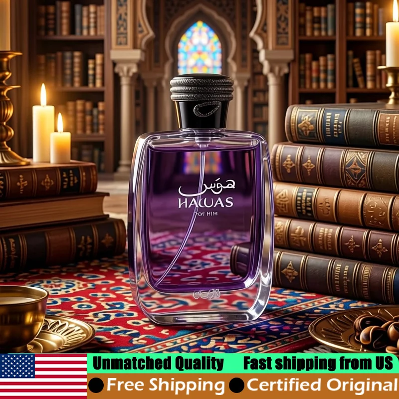 Rasasi Hawas for Him Eau de Parfum Spray 3.4 Ounce Long-Lasting Aquatic Aromatic Cologne for Men 100 ML Premium Arabian Perfumes
Rasasi Hawas for Him Eau de Parfum Spray 3.4 Ounce Long-Lasting Aquatic Aromatic Cologne for Men 100 ML Premium Arabian Perfumes