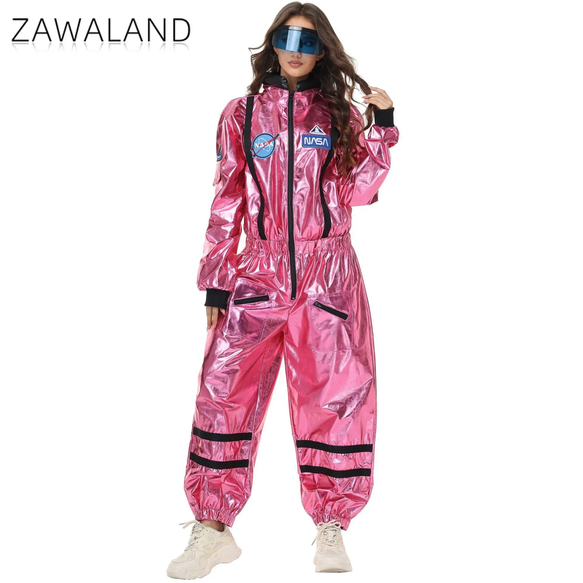 Zawaland Pink The Wandering Earth Костюм астронавта Женский комбинезон Карнавальный наряд для Хэллоуина Космическая тема Косплей Костюм
Zawaland Pink The Wandering Earth Костюм астронавта Женский комбинезон Карнавальный наряд для Хэллоуина Космическая тема Косплей Костюм