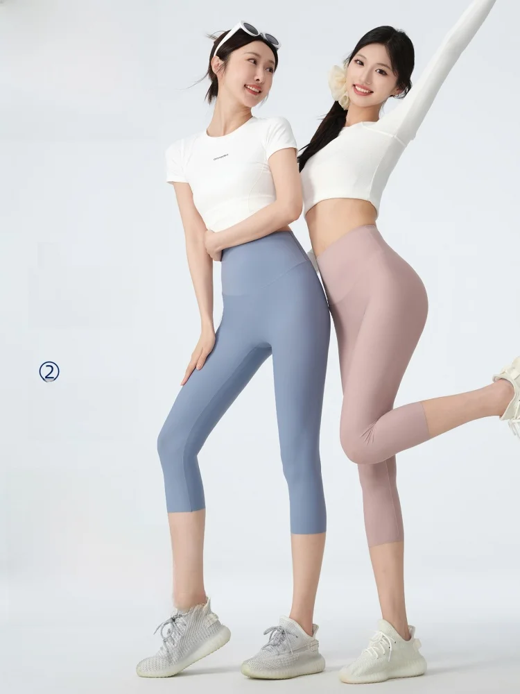 Тонкие брюки для йоги с высокой талией, женские летние спортивные брюки с контролем живота для похудения, базовый слой, повседневная одежда с текстурой кожи
Тонкие брюки для йоги с высокой талией, женские летние спортивные брюки с контролем живота для похудения, базовый слой, повседневная одежда с текстурой кожи