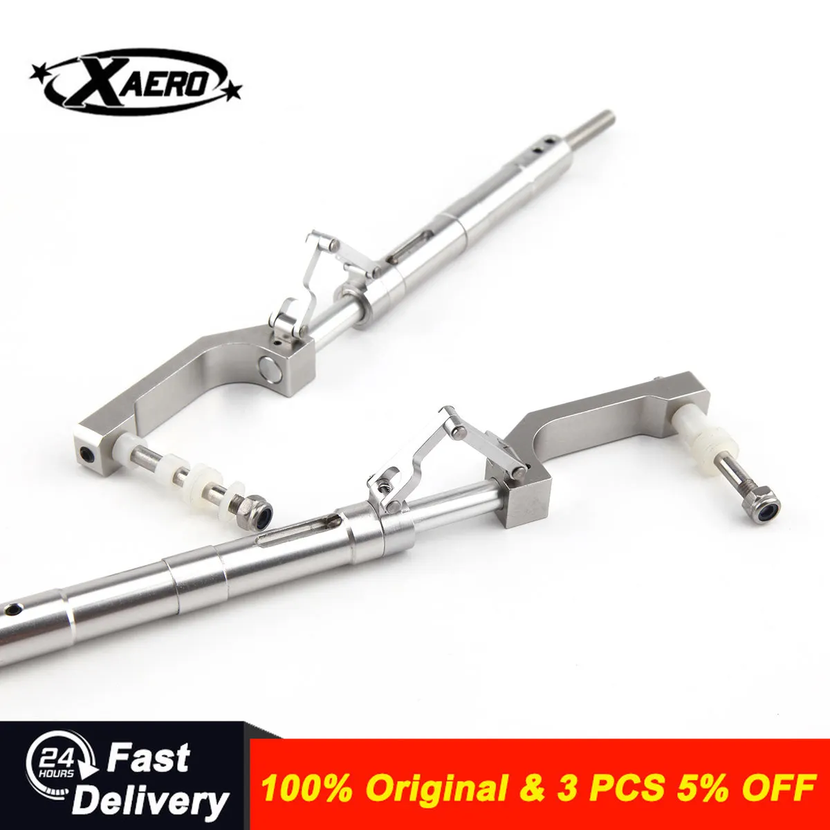 XAERO Aluminum Alloy Anti-Vibration Landing Gear for RC Airplane 1 Set ф5xD4mmx161mm Shock Absorbing Undercarriage
XAERO Aluminum Alloy Anti-Vibration Landing Gear for RC Airplane 1 Set ф5xD4mmx161mm Shock Absorbing Undercarriage
