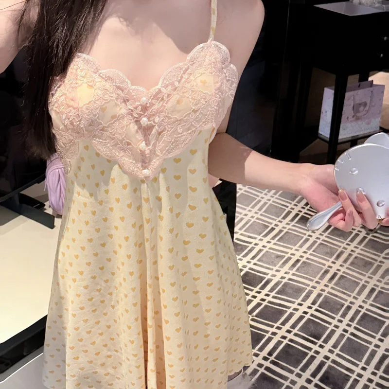 Pure Lust Style Retro Palace Nightgown Summer Short-sleeved Chiffon Princess Cute Sweet Girl Sexy Pajamas Home Wear
Pure Lust Style Retro Palace Nightgown Summer Short-sleeved Chiffon Princess Cute Sweet Girl Sexy Pajamas Home Wear
