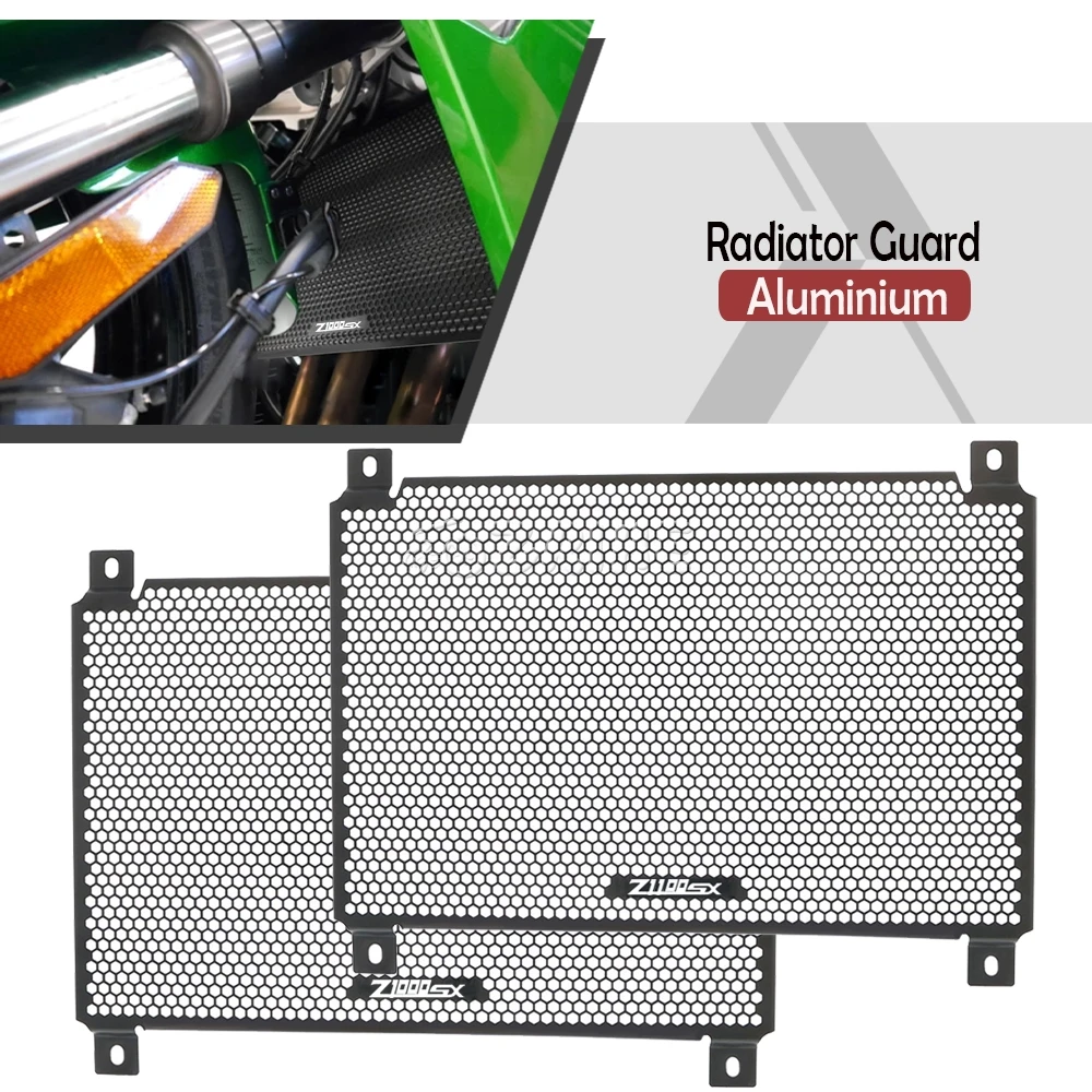 Radiator Guard Grill Cover Oil Cooler Bezel Protector 2020 2021 2022 2023 2024 Water Tank Ninja1000SX FOR Kawasaki Ninja 1100SX 
Radiator Guard Grill Cover Oil Cooler Bezel Protector 2020 2021 2022 2023 2024 Water Tank Ninja1000SX FOR Kawasaki Ninja 1100SX