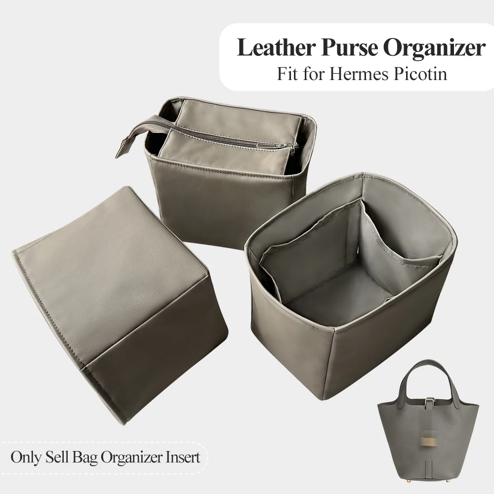 Leather Purse Organizer Insert Fit for Hermes Picotin18/22 Bucket Bag Zipper Inner Liner Bag Insert Inside Storage Bag Insert
Leather Purse Organizer Insert Fit for Hermes Picotin18/22 Bucket Bag Zipper Inner Liner Bag Insert Inside Storage Bag Insert