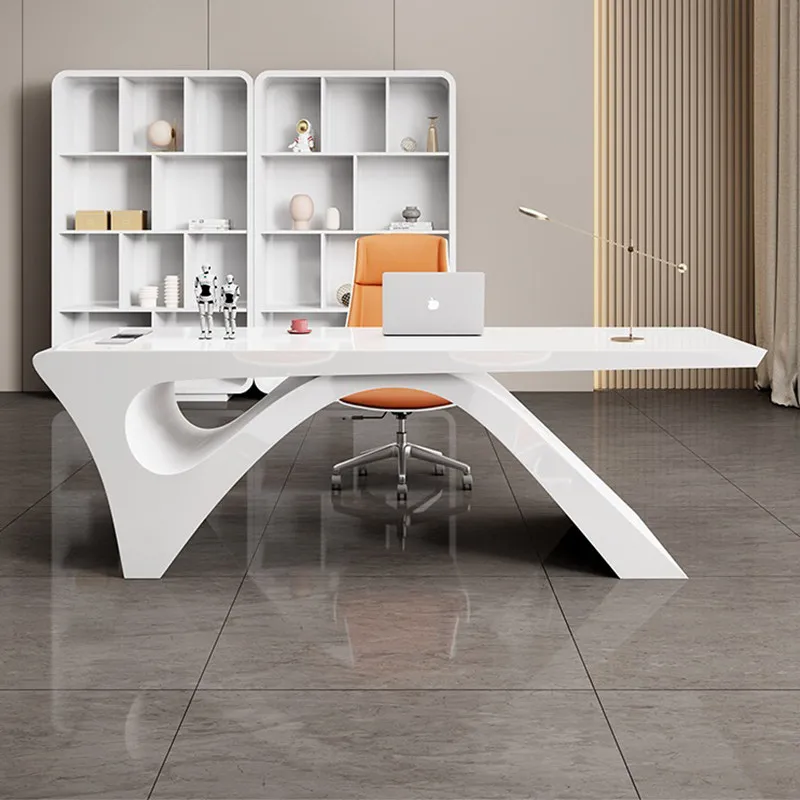 Reception Aesthetic Office Desk Luxury Designer Modern Commercial Office Desk Workstations Standing Mesa De Escritorio Furniture
Reception Aesthetic Office Desk Luxury Designer Modern Commercial Office Desk Workstations Standing Mesa De Escritorio Furniture