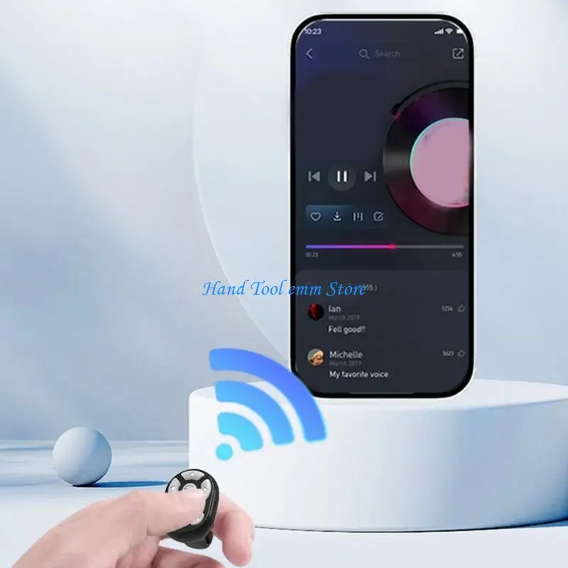 H37F Wireless Remote Controller BLE5.3 Chip Finger Rings for Smartphone Videos Books
H37F Wireless Remote Controller BLE5.3 Chip Finger Rings for Smartphone Videos Books