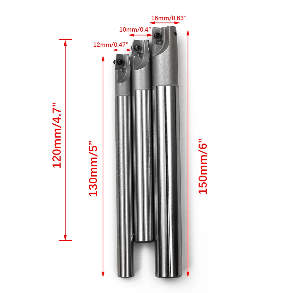 Maximize Efficiency with BAP 300R C10 10+C12 12+C16 16 CNC Indexable End Mill Holder Tool+10Pcs Carbide Inserts
Maximize Efficiency with BAP 300R C10 10+C12 12+C16 16 CNC Indexable End Mill Holder Tool+10Pcs Carbide Inserts