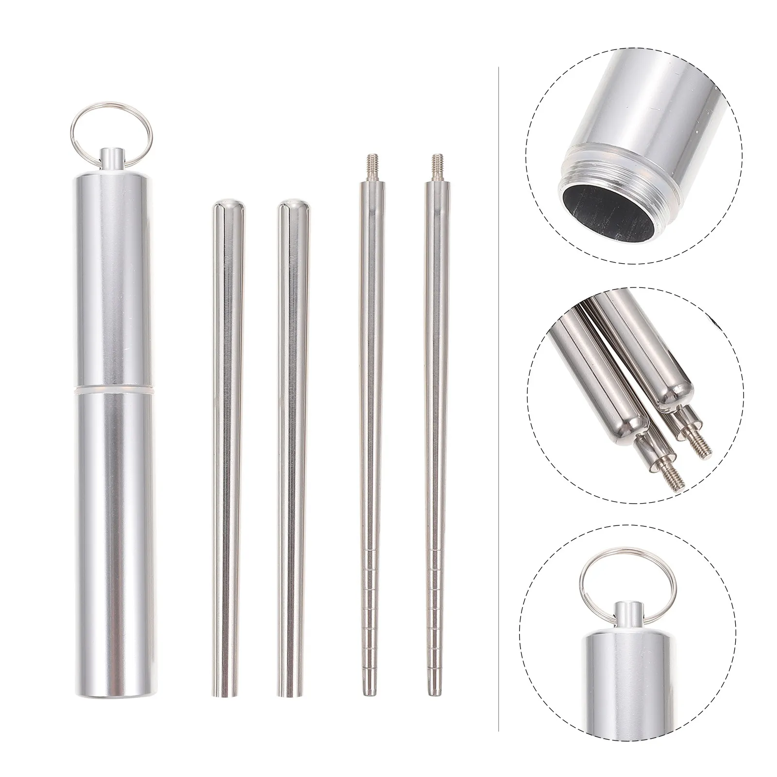 1Set Foldable Stainless Steel Cutlery Set Smooth Burr-Free Surface Sturdy Dinnerware Kit for Indoor Outdoor Events Banquets
1Set Foldable Stainless Steel Cutlery Set Smooth Burr-Free Surface Sturdy Dinnerware Kit for Indoor Outdoor Events Banquets