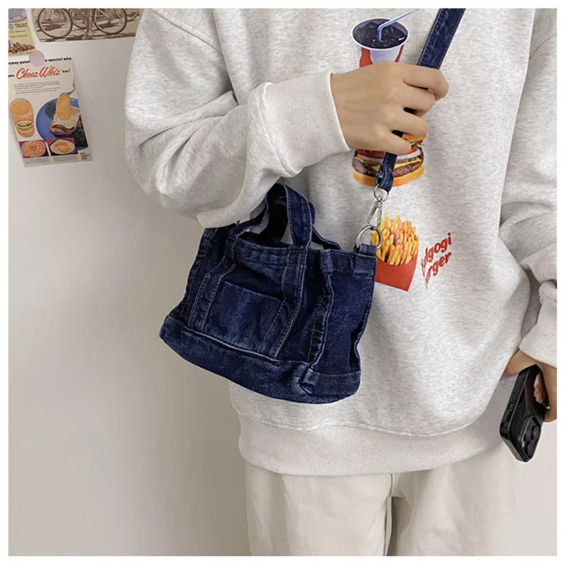 Women's Crossbody Bag 2024 New Solid Color Denim Simple and Lightweight Fashion Trendy Shoulder Bag
Women's Crossbody Bag 2024 New Solid Color Denim Simple and Lightweight Fashion Trendy Shoulder Bag