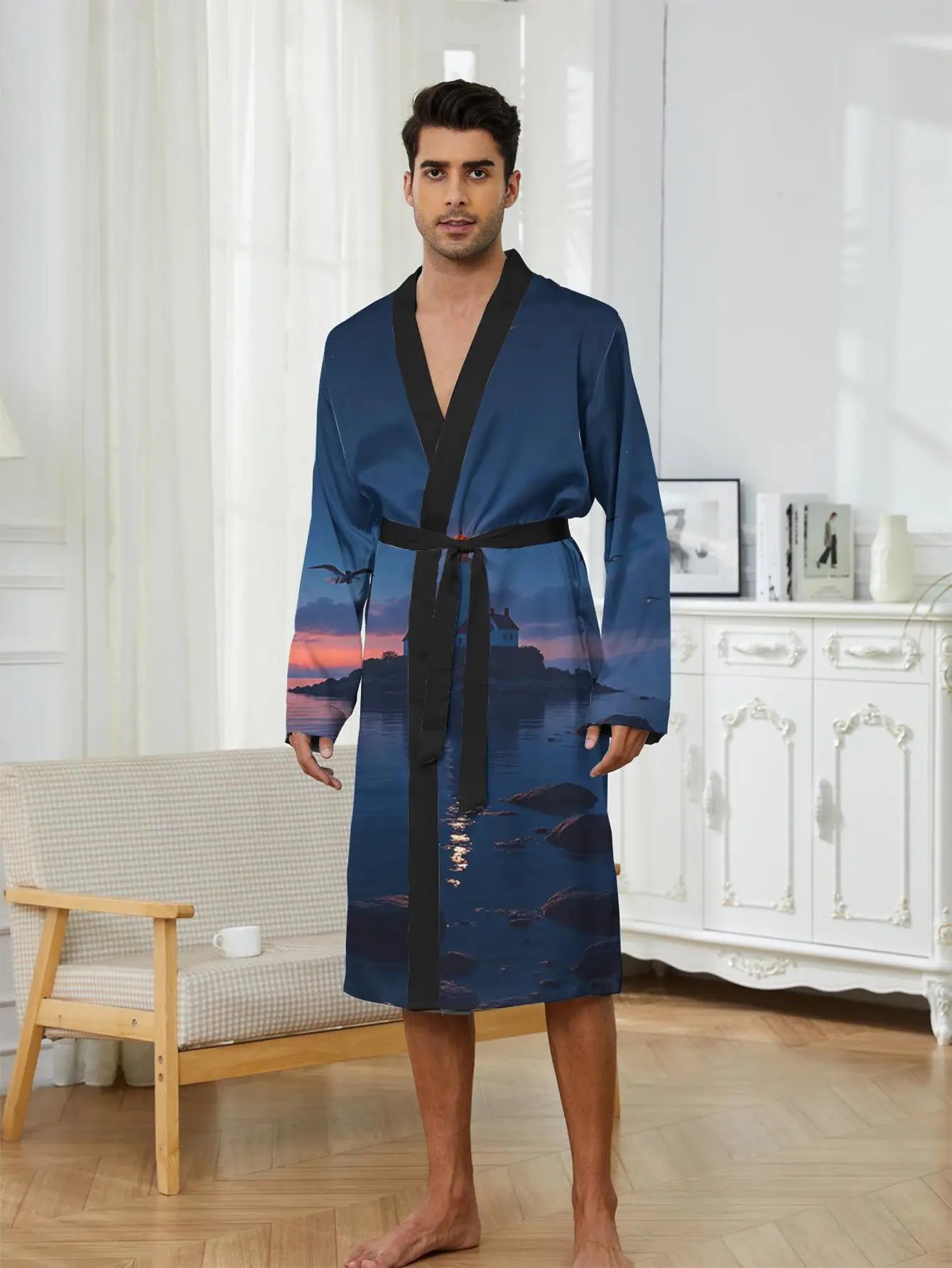 1pc Men's Robes 2026 Spring/Summer Graphic Men's Bathrobe 3D Printed Men's Pajamas Funny Pajamas Polyester Robes Shower Robe
1pc Men's Robes 2026 Spring/Summer Graphic Men's Bathrobe 3D Printed Men's Pajamas Funny Pajamas Polyester Robes Shower Robe