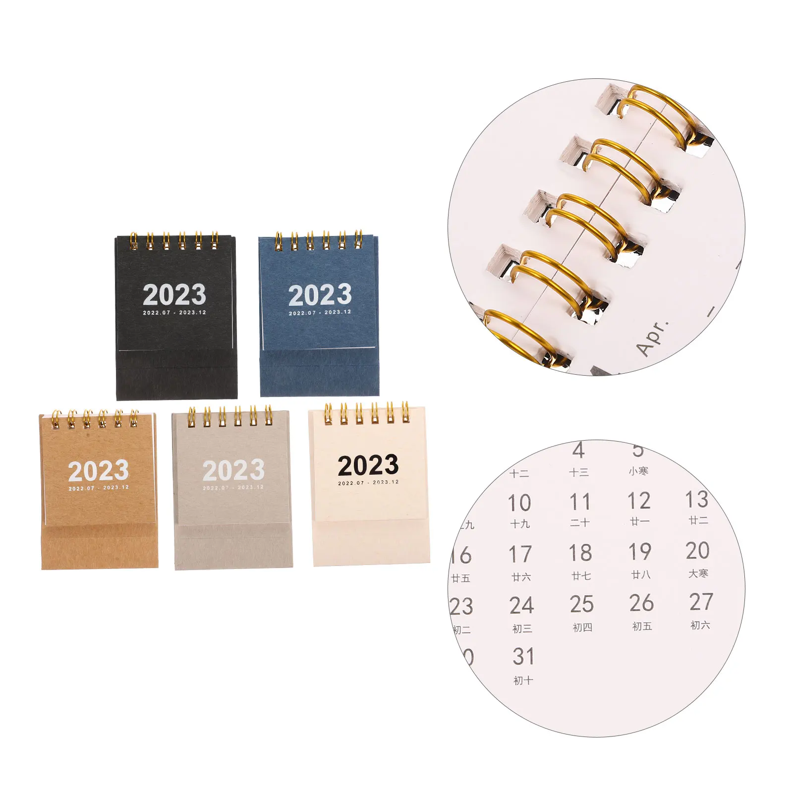 5 Pcs Mini Desk Calendar Delicate Standing 2023 Flip Desktop Calendars Small Office
5 Pcs Mini Desk Calendar Delicate Standing 2023 Flip Desktop Calendars Small Office