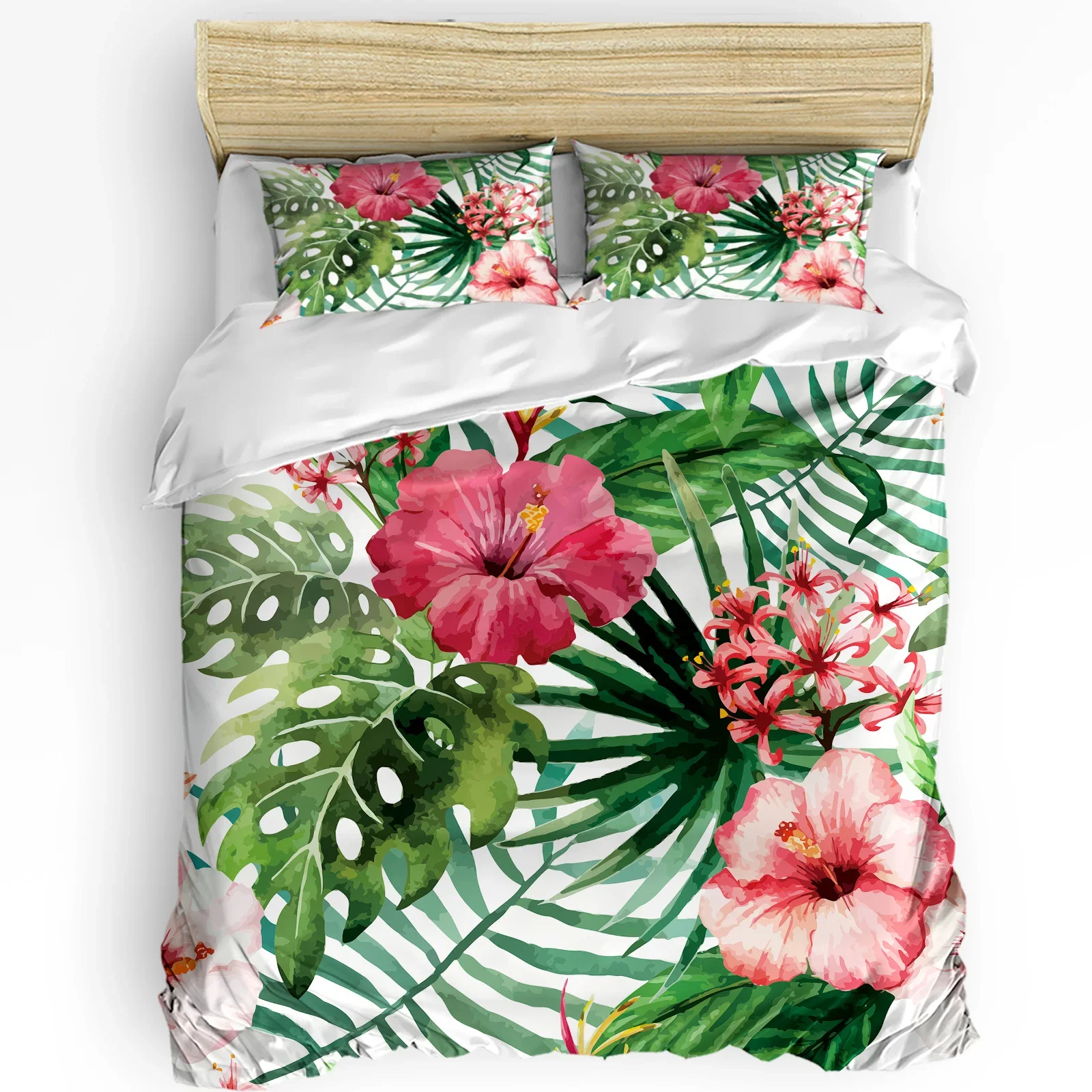 3pcs Bedding Set Tropical Plants Flowers Home Textile Duvet Cover Pillow Case Boy Kid Teen Girl Bedding Covers Set
3pcs Bedding Set Tropical Plants Flowers Home Textile Duvet Cover Pillow Case Boy Kid Teen Girl Bedding Covers Set
