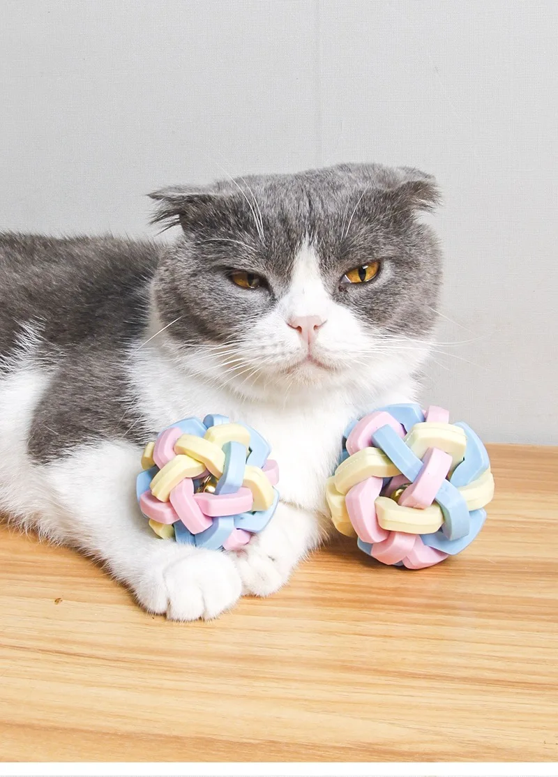 New TPR Material Braided Molar Pet Throwing Vocal Toy Colorful Bell-ball-Dog Toy
New TPR Material Braided Molar Pet Throwing Vocal Toy Colorful Bell-ball-Dog Toy