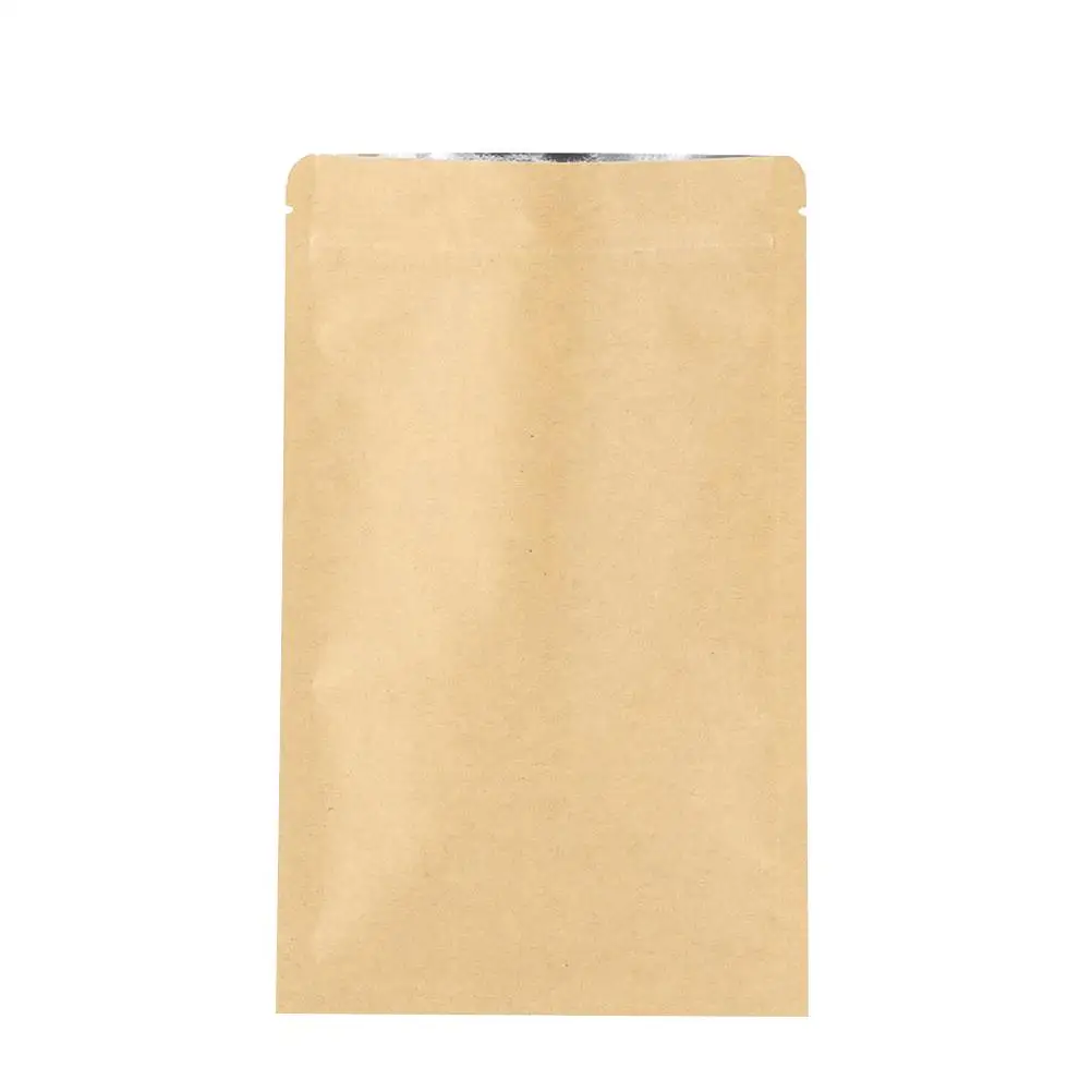 50 Pcs Zipper Pouch Bags Paper Aluminum Foil Liner Reusable Storage For Coffee Tea Snacks
50 Pcs Zipper Pouch Bags Paper Aluminum Foil Liner Reusable Storage For Coffee Tea Snacks