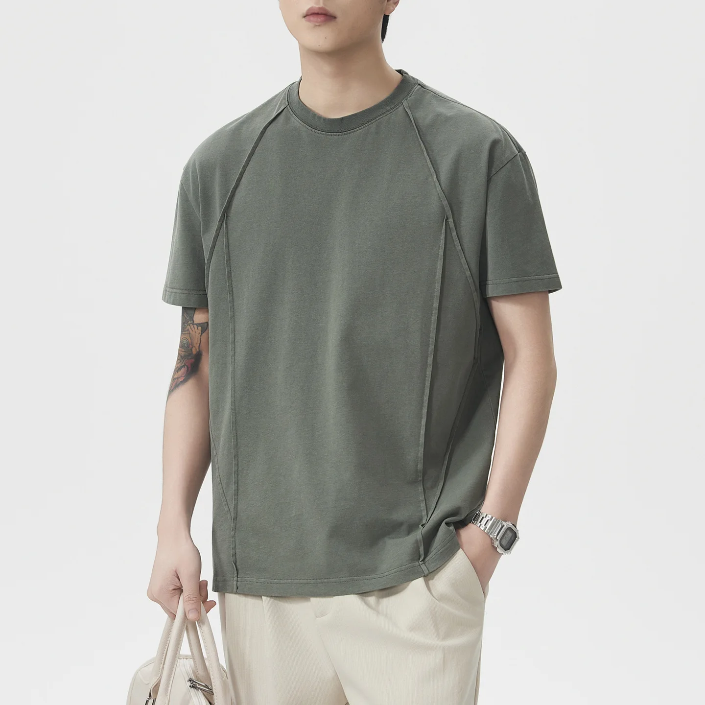 Old Short-sleeved T-shirt Men's 2026 Summer New Cotton Round Neck T Half-sleeved Casual
Old Short-sleeved T-shirt Men's 2026 Summer New Cotton Round Neck T Half-sleeved Casual