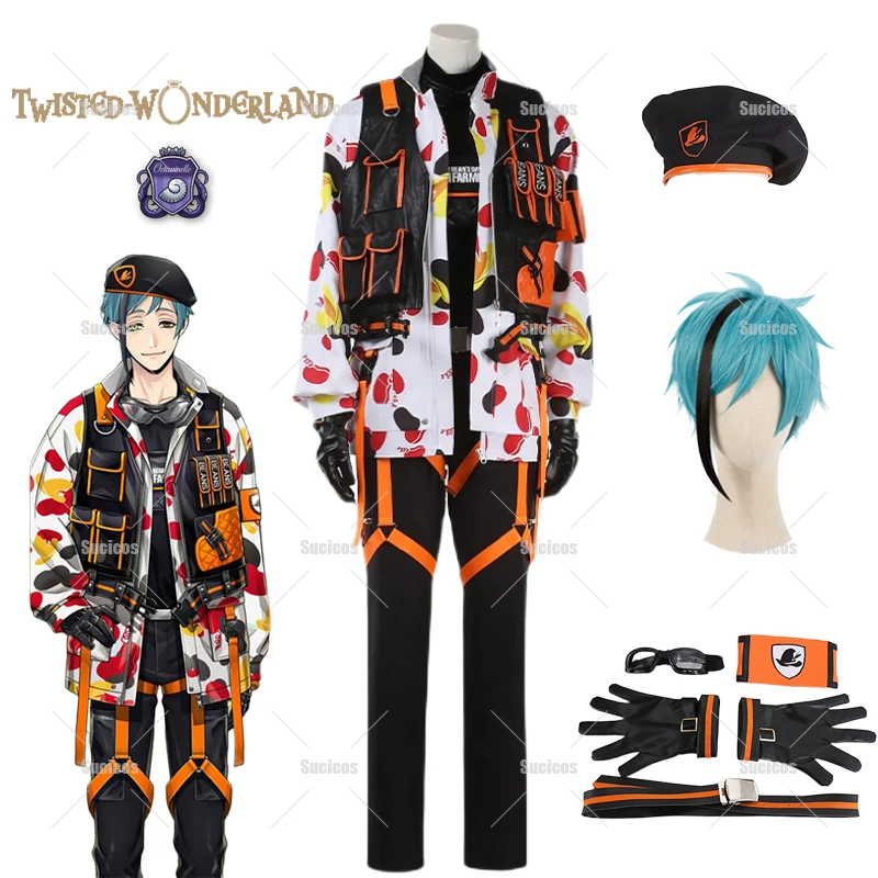 Twisted Wonderland Floyd Leech Beans Camo Cosplay Costume Wig Uniform Suit Hat Gloves Halloween Christmas For Women Men
Twisted Wonderland Floyd Leech Beans Camo Cosplay Costume Wig Uniform Suit Hat Gloves Halloween Christmas For Women Men
