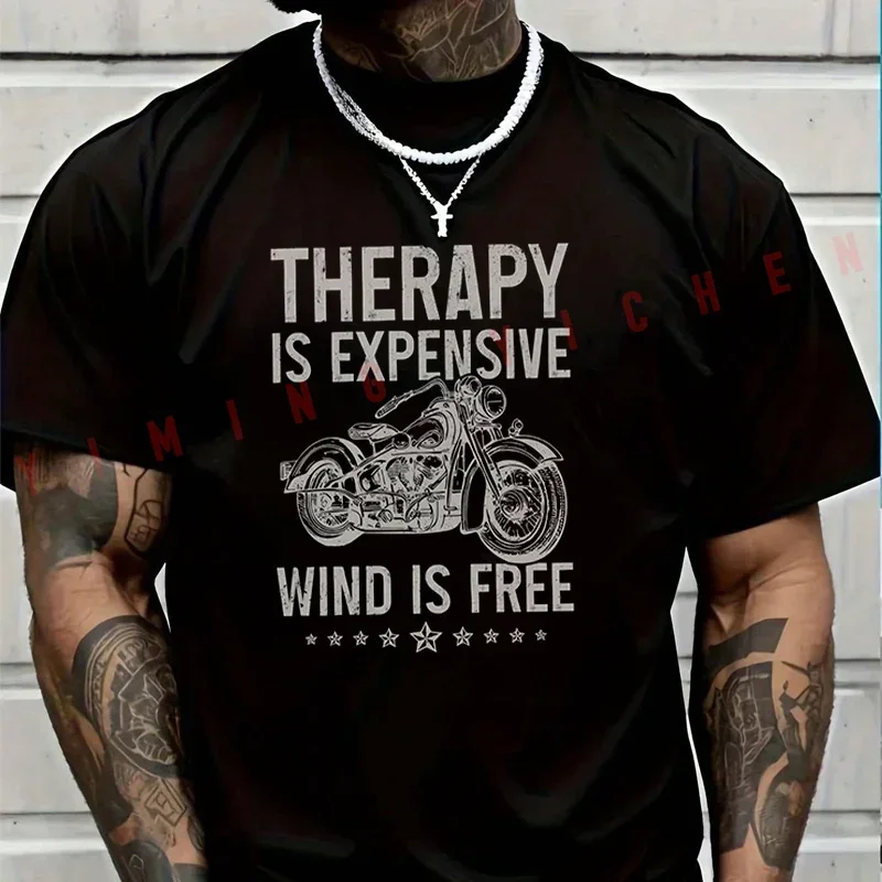 2026 Motorbike Men TShirt Casual Therapy Is Expensive Wind Is Free T-shirt Short Sleeve Summer Top Tees
2026 Motorbike Men TShirt Casual Therapy Is Expensive Wind Is Free T-shirt Short Sleeve Summer Top Tees