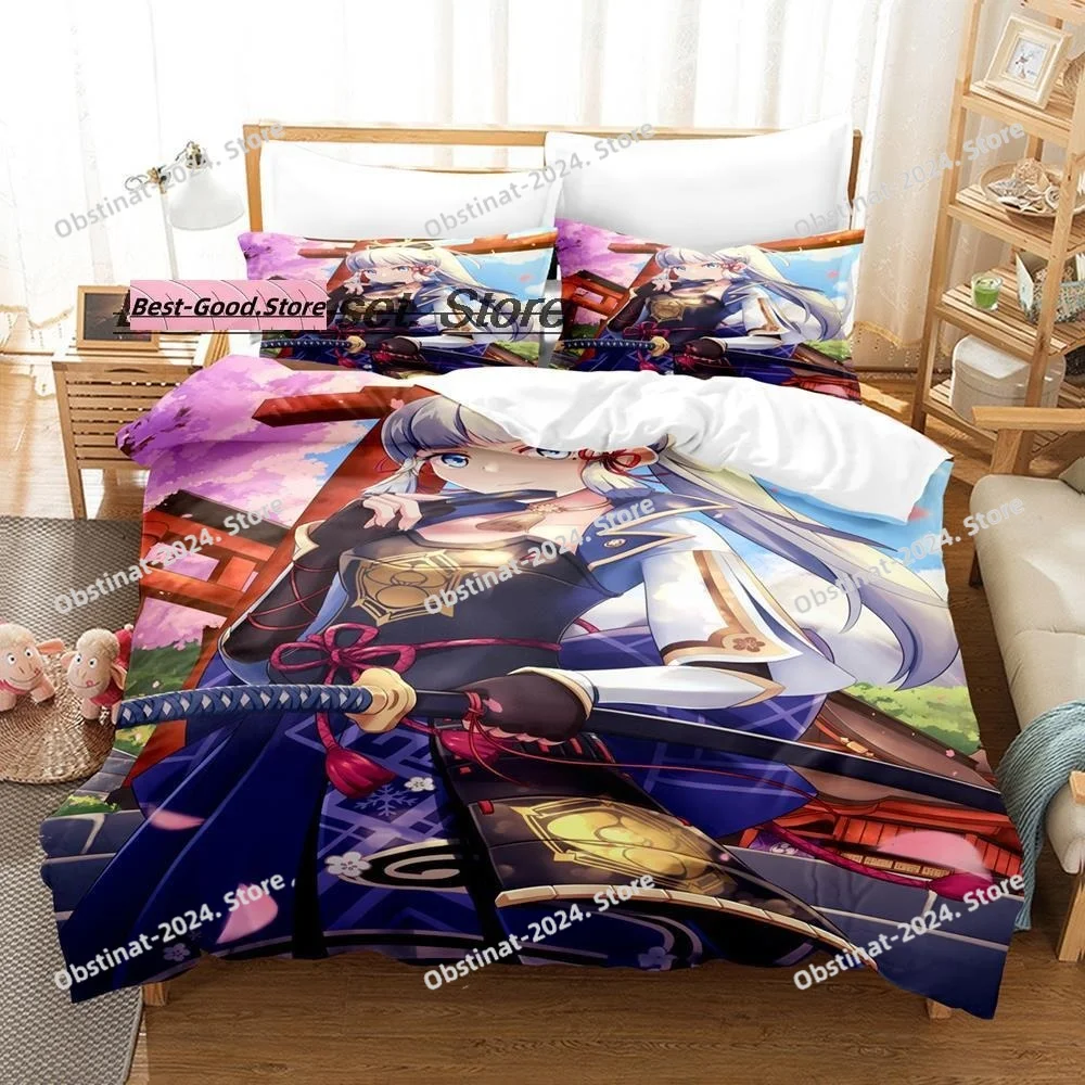 Game Genshin Impact Kamisato Ayaka Bedding Set Single Twin Full Queen King Size Bed Set Aldult Kid Bedroom Duvetcover Sets
Game Genshin Impact Kamisato Ayaka Bedding Set Single Twin Full Queen King Size Bed Set Aldult Kid Bedroom Duvetcover Sets