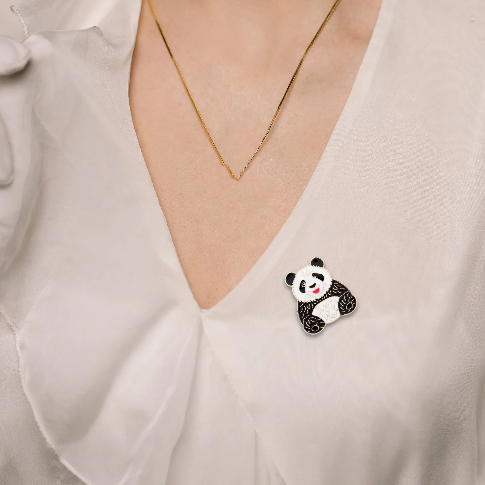 Panda Brooch Safety Pin Cute Cartoon Metal Enamel DIY Buttons Pins Badges Sweater Clips Women Shirt Accessories Panda Shaped
Panda Brooch Safety Pin Cute Cartoon Metal Enamel DIY Buttons Pins Badges Sweater Clips Women Shirt Accessories Panda Shaped