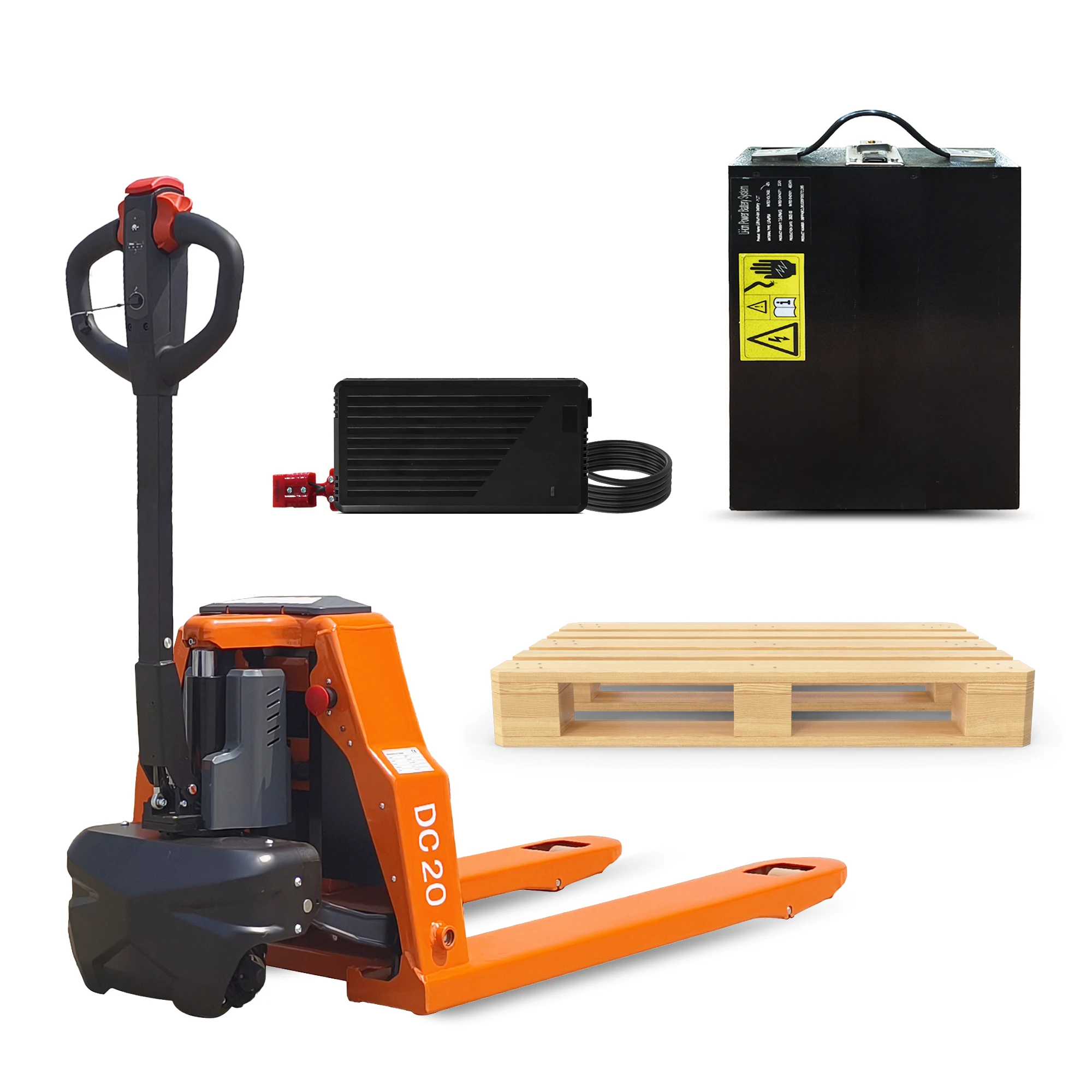 Электрическая тележка для поддонов с литиевым аккумулятором, грузоподъемность 2000 кг, вилы 122 см (длина) x 69 см (ширина) для перемещения материалов
Электрическая тележка для поддонов с литиевым аккумулятором, грузоподъемность 2000 кг, вилы 122 см (длина) x 69 см (ширина) для перемещения материалов