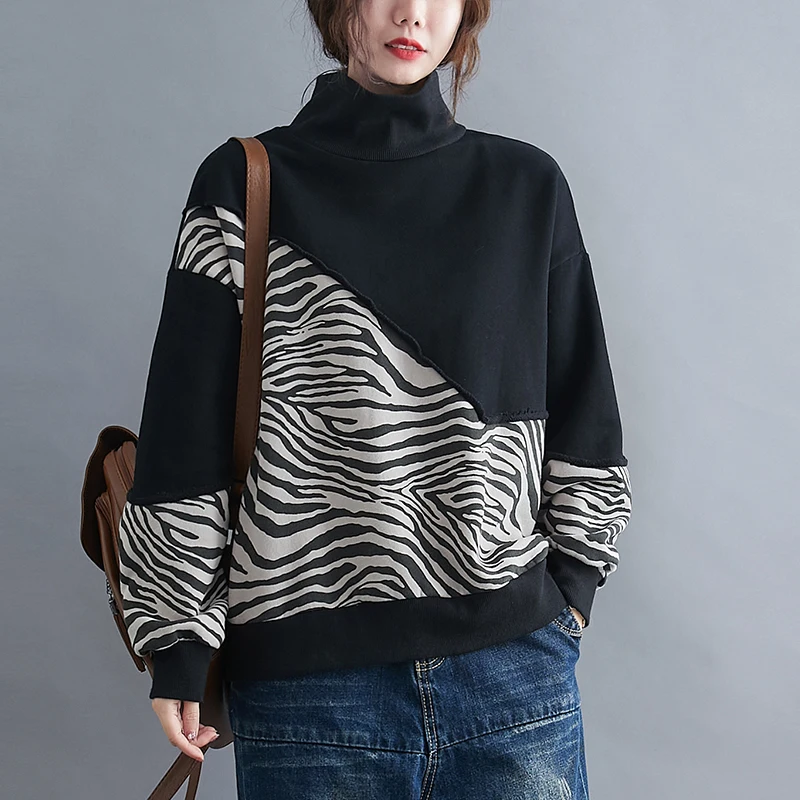 Women's Oversized Long-Sleeved Sweatshirts, Female Pulls, Loose, Patchwork, Thicken, Warm, Casual, All Match, Outwear Tops
Women's Oversized Long-Sleeved Sweatshirts, Female Pulls, Loose, Patchwork, Thicken, Warm, Casual, All Match, Outwear Tops