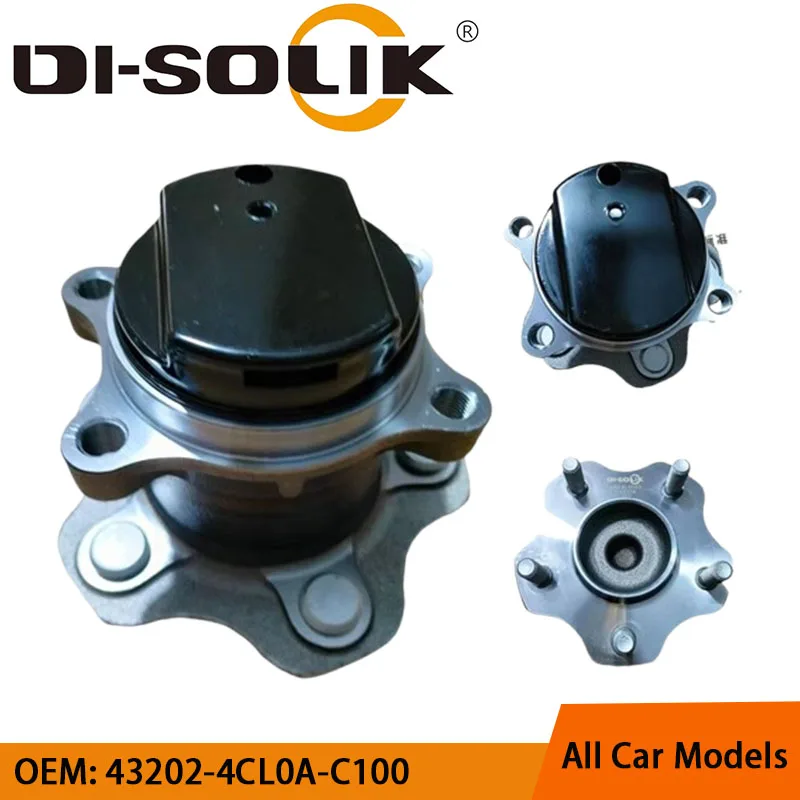 DI-SOLIK Auto Car Parts 2WD Rear Wheel Hub Bearing Assembly 43202-4CL0A-C100 for nissan Qashqai J11Z 2015-/X-TRAIL 2014-
DI-SOLIK Auto Car Parts 2WD Rear Wheel Hub Bearing Assembly 43202-4CL0A-C100 for nissan Qashqai J11Z 2015-/X-TRAIL 2014-
